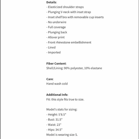 *HOST PICK* NWT La Moda Embellished Sexy One Piece - Picture 3 of 3